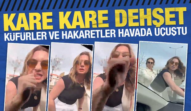 Bursa’da iki sürücünün tartıştığı anlar kamerada! Küfürler hakaretler havada uçuştu