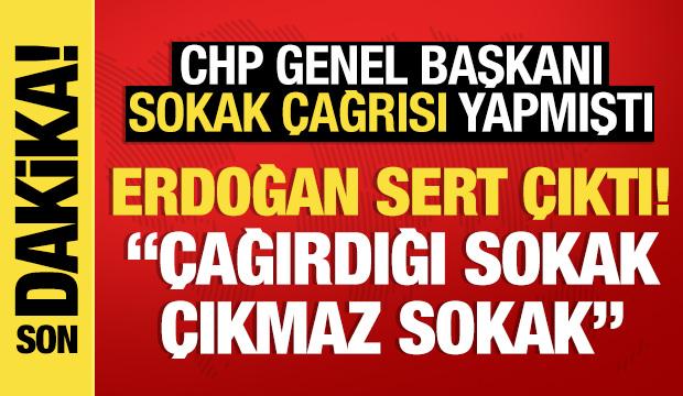 Cumhurbaşkanı Erdoğan'dan Özel'in 'sokak çağrısına' sert tepki: Göz yummayacağız!