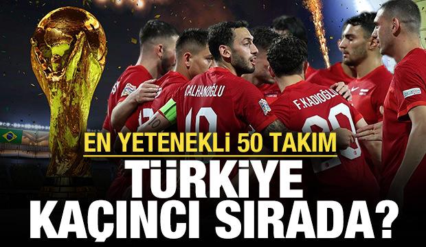 Dünyanın en yetenekli milli takımları: Türkiye kaçıncı sırada?