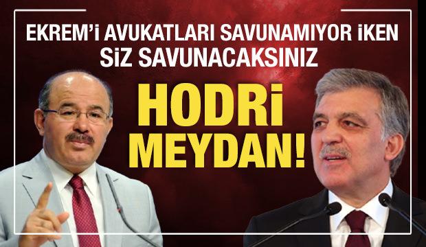 Ekrem’i avukatları savunamıyor iken, bizimkilere bakın!