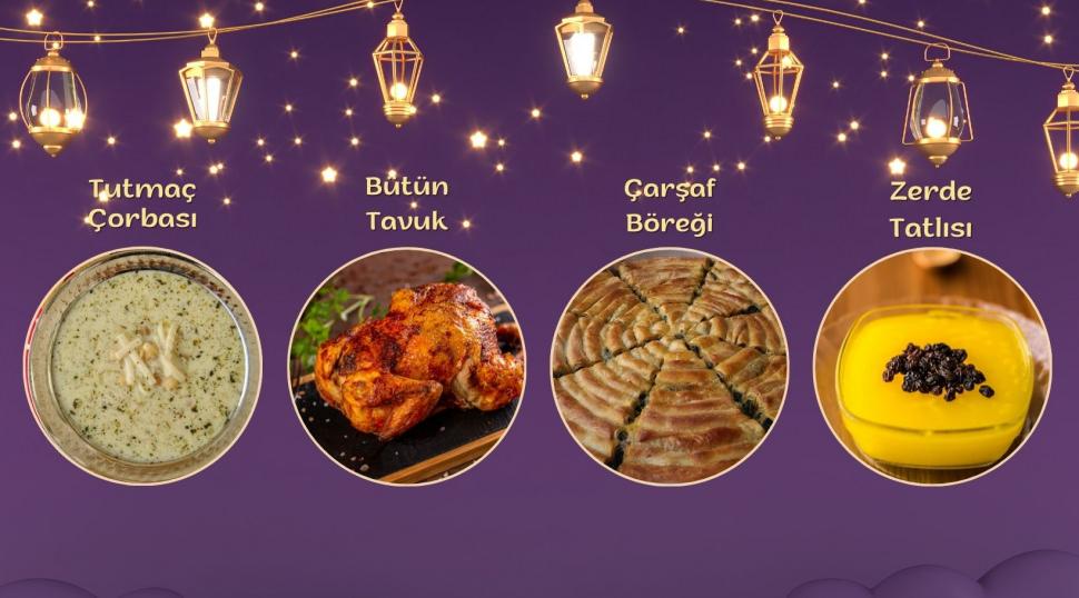 Lezzetli 26. g&uuml;n iftar men&uuml;s&uuml;...