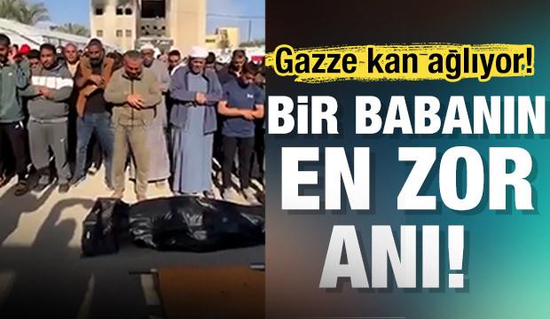 Gazzeli ailelerin evlatlarına son vedası yürekleri burktu! 