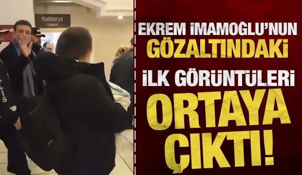 Gözaltındaki Ekrem İmamoğlu'nun ilk görüntüleri ortaya çıktı