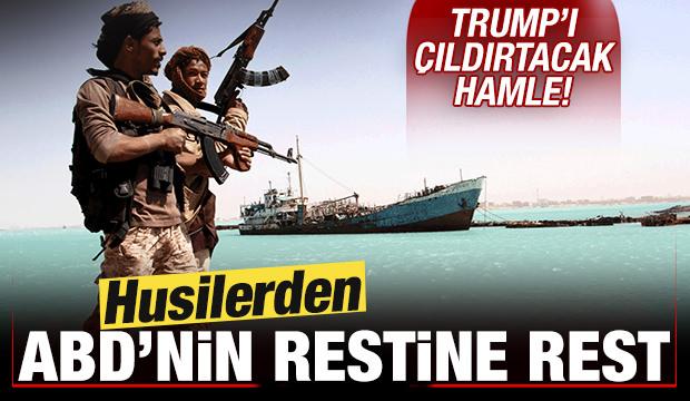 Husilerden, ABD'nin restine rest! Trump'ı çıldırtacak hamle