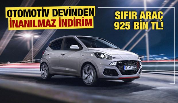 Hyundai'nin inanılmaz indirimi büyük ilgi çekti: Sıfır araç 925 bin TL!