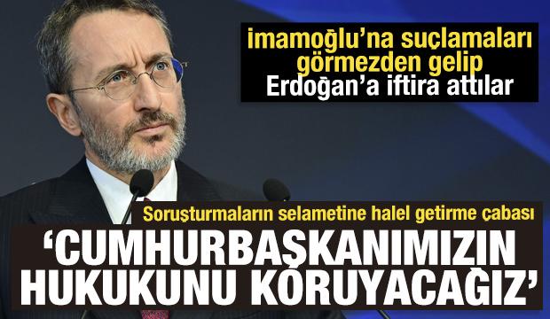 İBB'ye yolsuzluk soruşturması: Fahrettin Altun'dan açıklama