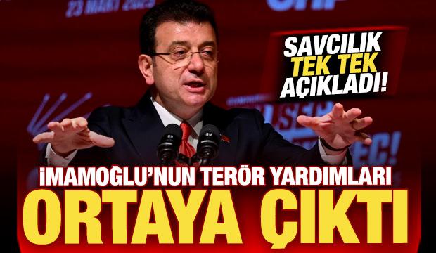 İmamoğlu'nun terör örgütüne yardımları ortaya çıktı! İşte savcılığın sevk yazısı