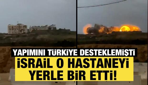 İsrail, Gazze'deki hastaneyi bombaladı!