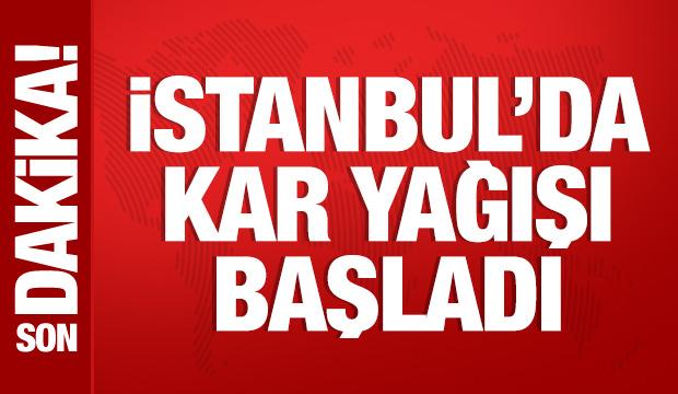 İstanbul'da kar yağışı başladı