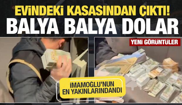 İBB soruşturmasında yeni görüntüler! Balya balya dolarlar evinden çıktı