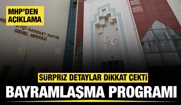 MHP'nin bayramlaşma programı belli oldu: Sürpriz detaylar dikkat çekti!