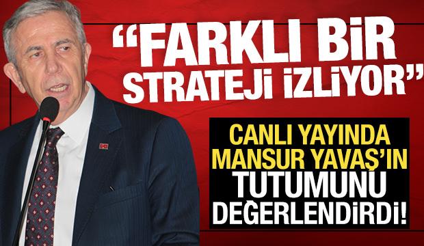 Prof. Dr. Zakir Avşar: "Mansur Yavaş farklı bir strateji izliyor"