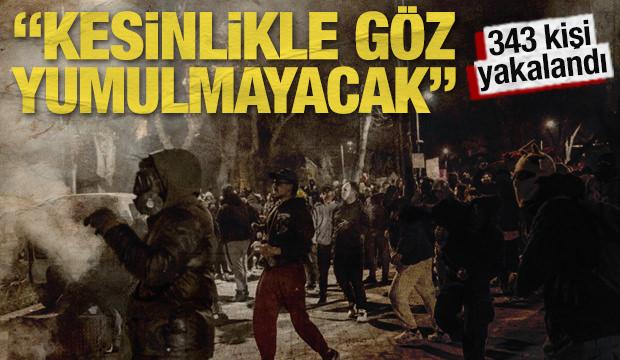 SON DAKİKA: Bakan Yerlikaya açıkladı! Eylemlerde 343 kişi yakalandı