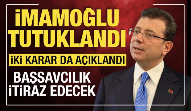 Son Dakika: Ekrem İmamoğlu tutuklandı