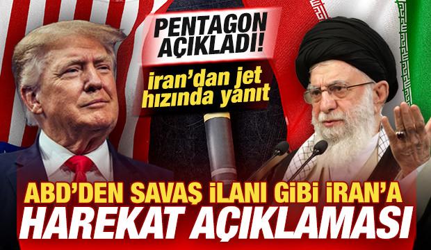 Son dakika: Pentagon'dan, İran'a olası harekat sinyali: Tüm seçenekler masada!