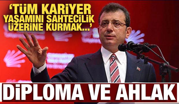 Tüm kariyer hayatını sahtecilik üzerine kurmak: Diploma ve ahlak!