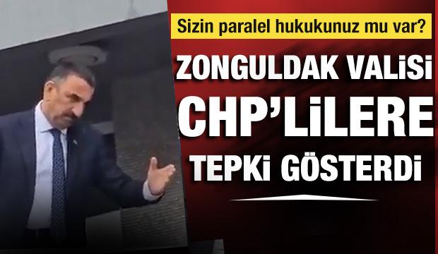 Zonguldak Valisi'nden CHP'lilere tepki!