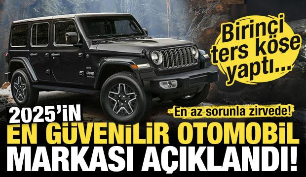 2025'in en güvenilir araba markaları açıklandı! En az sorunla ters köşe yaptı...