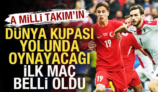 A Milli Takım'ın Dünya Kupası Elemeleri'ndeki fikstürü açıklandı