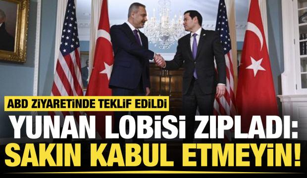 ABD ziyaretinde teklif edildi Yunan lobisi zıpladı: Sakın kabul etmeyin!