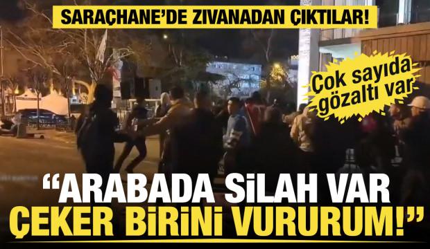 "Arabada silah var çeker birini vururum!" Saraçhane'de tehlikeli provokasyon!