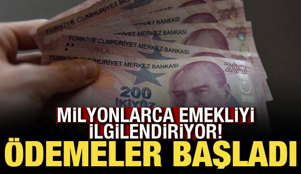 Emeklilere bayram ikramiyesi ödemeleri başladı