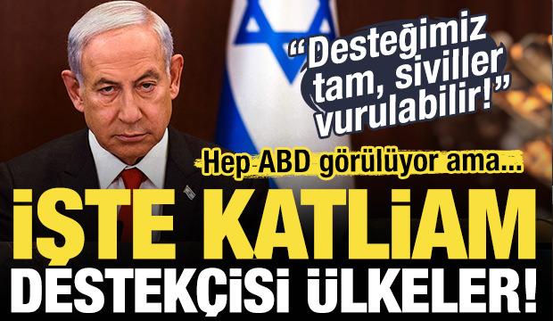 'Desteğimiz tam, siviller de vurulabilir' İşte İsrail'i en çok destekleyen ülkeler!