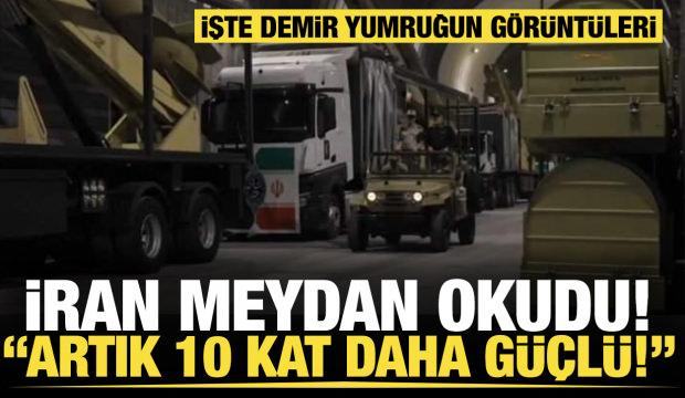 Devrim Muhafızları Ordusu yeraltındaki devasa füze üssünü tanıttı!