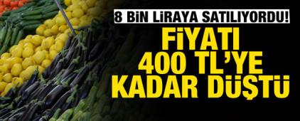 Hasada 8 bin TL ile başlandı! Erikte fiyat 400 TL'ye kadar düştü