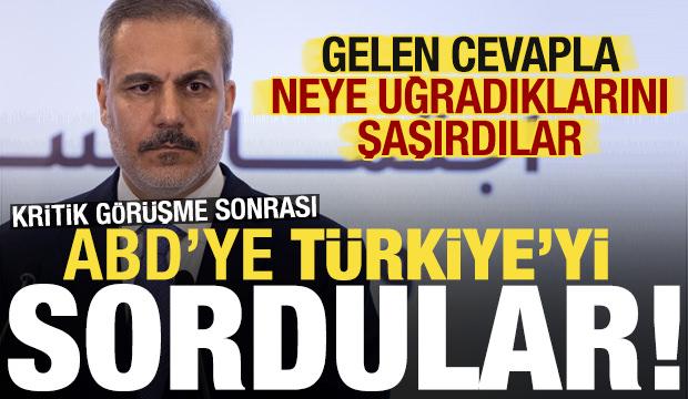Kritik görüşme sonrası ABD'ye Türkiye'yi sordular, gelen cevap bekledikleri gibi olmadı!