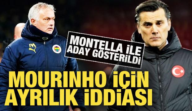 Mourinho için ayrılık iddiası! Montella ile aday gösterildi