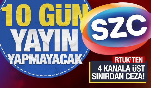 RTÜK'ten Sözcü TV'ye 10 gün karartma cezası!