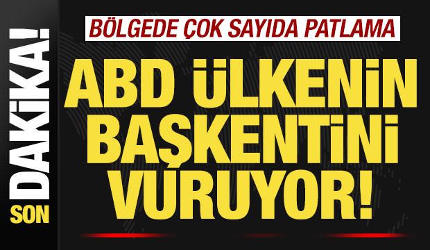 ABD savaş uçakları ülkenin başkentini bombaladı! Bölgede çok sayıda patlama...