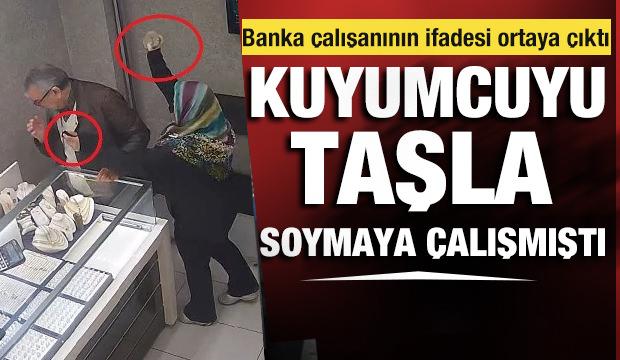 Bankacı kılık değiştirip kuyumcuyu soymaya kalkışmıştı! Şüphelinin ifadesi ortaya çıktı