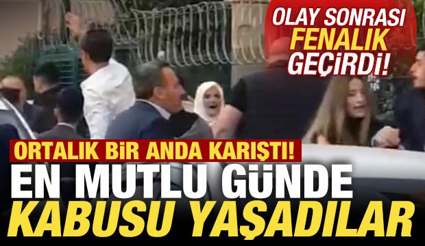 Düğün öncesi ortalık bir anda savaş alanında döndü! En mutlu günde kabusu yaşadılar