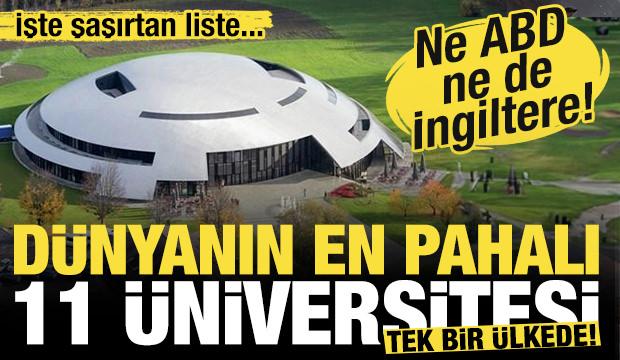 Dünyanın en pahalı 11 üniversitesi tek bir ülkede! Ne ABD ne İngiltere!