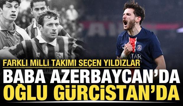 Farklı milli takımları seçen baba-oğullar: Baba Azerbaycan'da oğlu Gürcistan'da