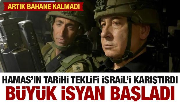 Hamas'ın tarihi teklifi İsrail'i karıştırdı! Büyük isyan başladı...Bahane kalmadı