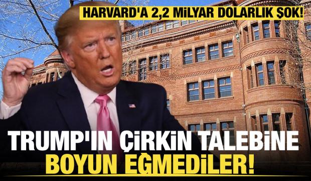 Harvard taleplerine uymayınca Trump  fonunu kesti!