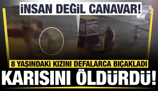 Manisa'da dehşet! Karısını öldürdü, 8 yaşındaki kızını defalarca bıçakladı 