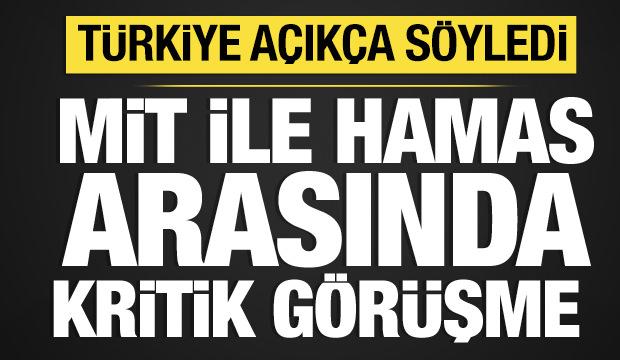 MİT Başkanı İbrahim Kalın, Hamas heyeti ile görüştü