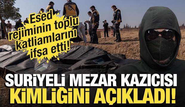 Suriyeli mezar kazıcısı kimliğini açıkladı! Esed rejiminin toplu katliamlarını ifşa etti