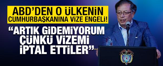 ABD'den o ülkenin Cumhurbaşkanına vize engeli!