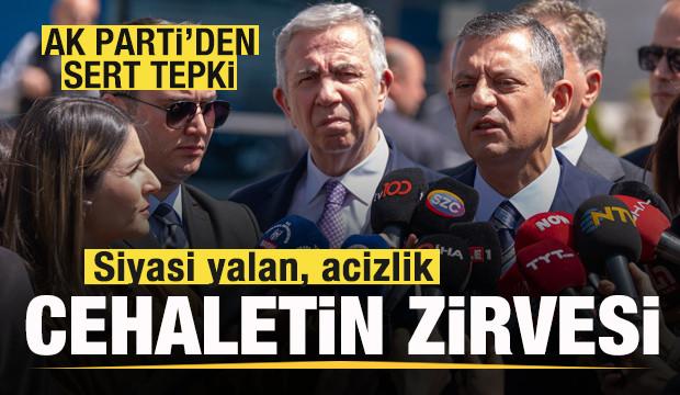 AK Parti'den Özgür Özel'e tepki: Siyasi yalan, siyasi acizlik! Cehaletin zirvesi