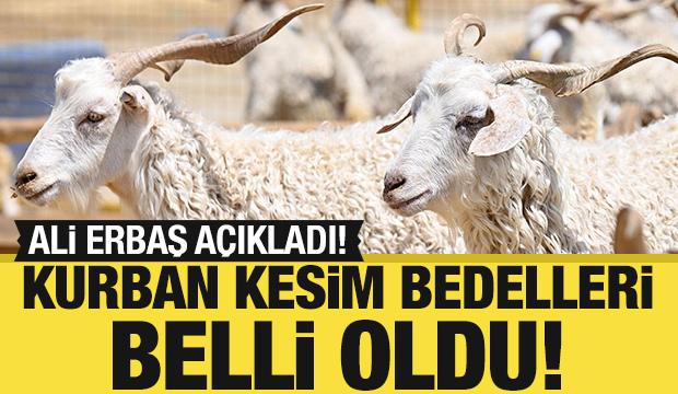 Ali Erbaş açıkladı! Kurban kesim bedelleri belli oldu