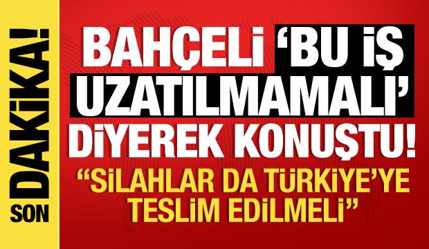 Bahçeli'den çok net 'Terörsüz Türkiye' mesajı! 'PKK'nın feshi daha fazla uzamamalı!'