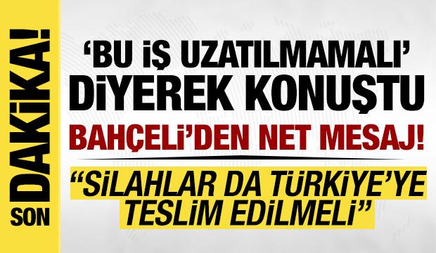 Bahçeli'den çok net 'Terörsüz Türkiye' mesajı! 'PKK'nın feshi daha fazla uzamamalı!'