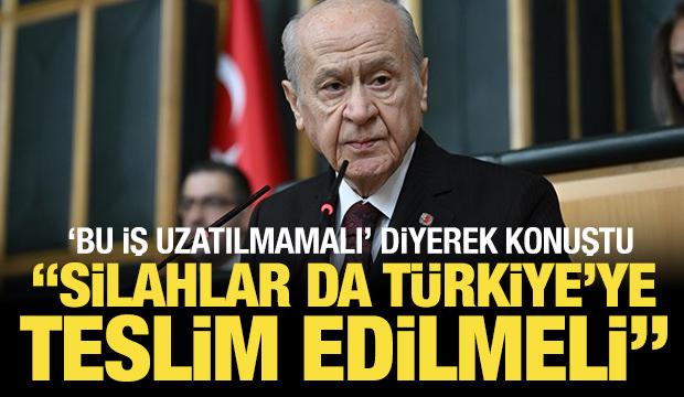 Bahçeli'den çok net 'Terörsüz Türkiye' mesajı! 'PKK'nın feshi daha fazla uzamamalı!'