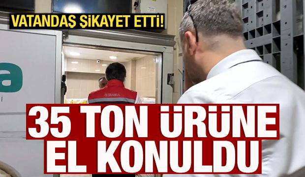 Bakan Yumaklı: İstanbul'da 35 ton gıda ürününe el konuldu