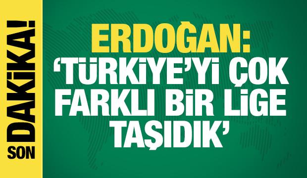 Cumhurbaşkanı Erdoğan, UEFA İstanbul Temsilciliği'nin açılışında konuşuyor